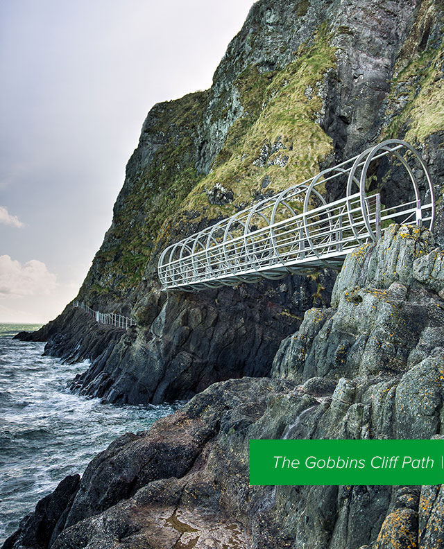 County Antrim - Step above the Irish Sea.