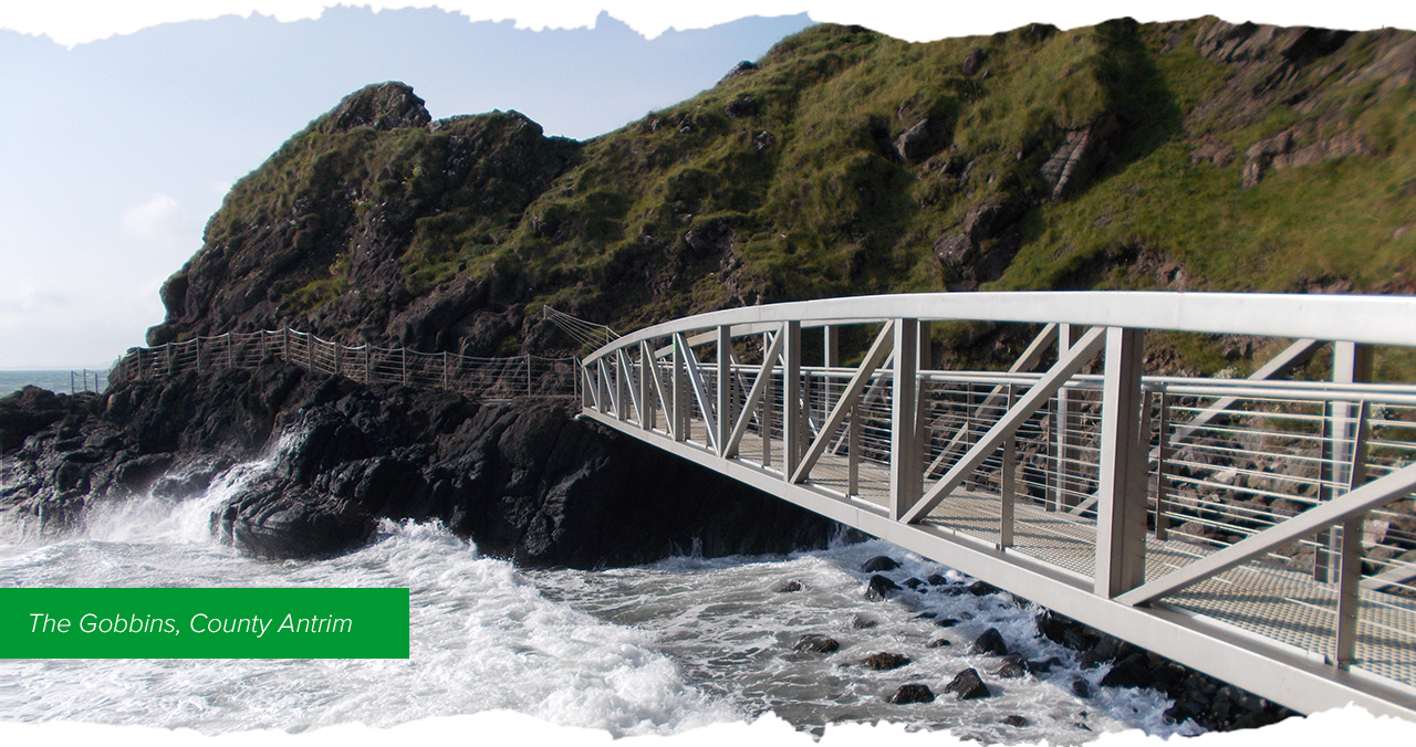 Tackling the Gobbins Cliff Path